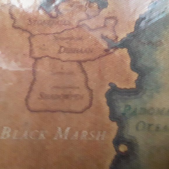 NEW Elder Scrolls Map Mouse Pad 12 inches x 6 inches - Picture 2 of 3